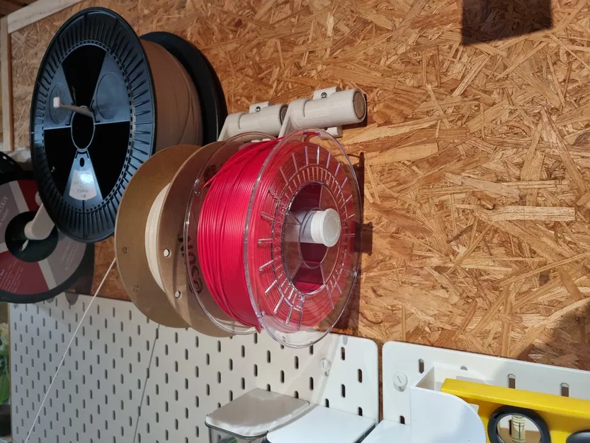 Giá đỡ cuộn chỉ treo tường có tay xoay (in liền) - Image 8