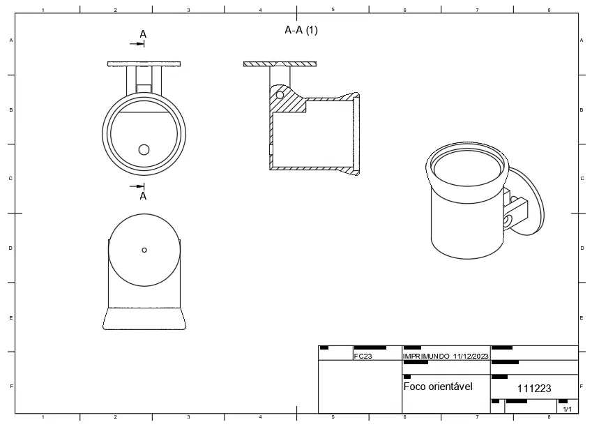 Mẫu Foco LED xoay 360 độ - Image 6