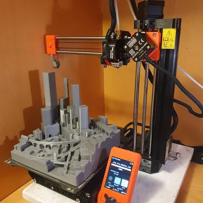 Mô hình 3D CityBlock 175 - Một mảnh đô thị tưởng tượng