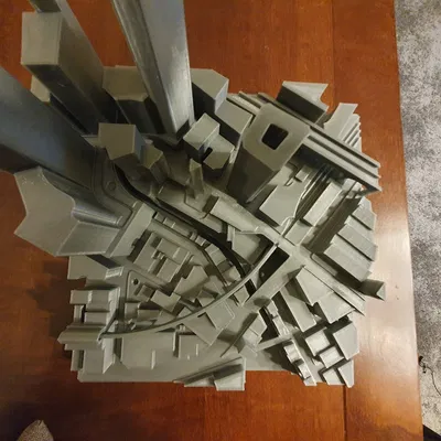 Mô hình 3D CityBlock 175 - Một mảnh đô thị tưởng tượng