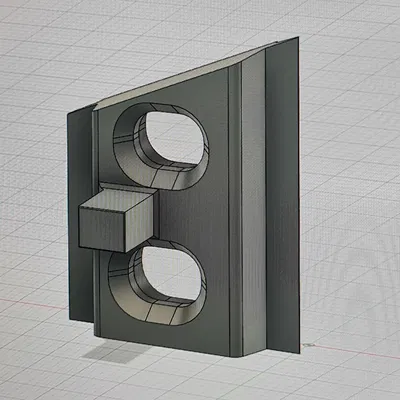 Bộ giảm chấn cửa tủ quần áo âm tường - Phụ tùng chuyên dụng