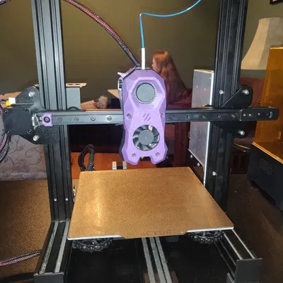 Mount Stealburner và Clockwork 2 cho Ender 3 với Thanh trượt MGN12