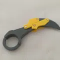Dao Karambit Gấp 3D Print - Thumbnail 2