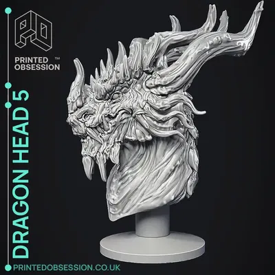 Đầu Rồng - Tượng Trang Trí (Mô Hình Remix)