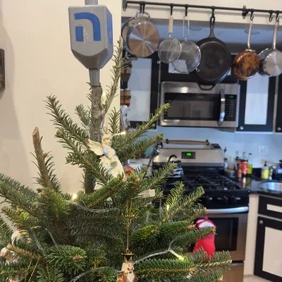 Chóp Cây Thông Noel Dreidel Quay