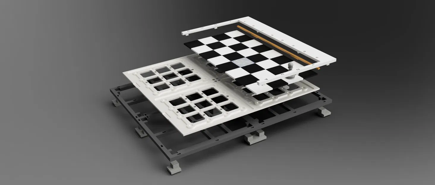 Bàn Cờ Vua Nam Châm Gắn Tường - Image 4