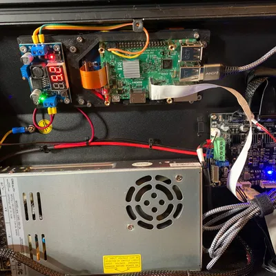 Đế Gắn Raspberry Pi 3 Cho Ender 5 S1 Có Khe LM2596