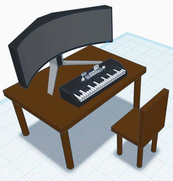 Văn phòng với bàn phím - Image 1