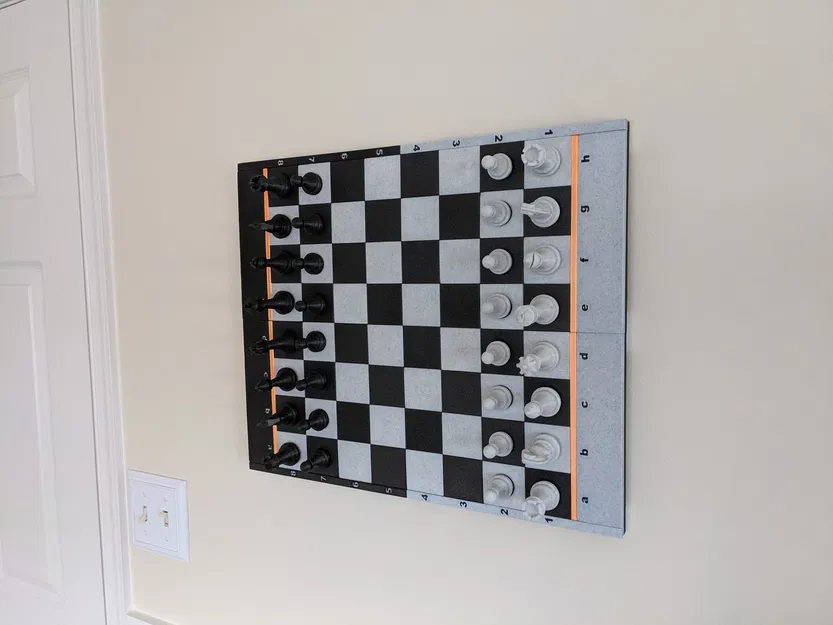 Bàn Cờ Vua Nam Châm Gắn Tường - Image 16