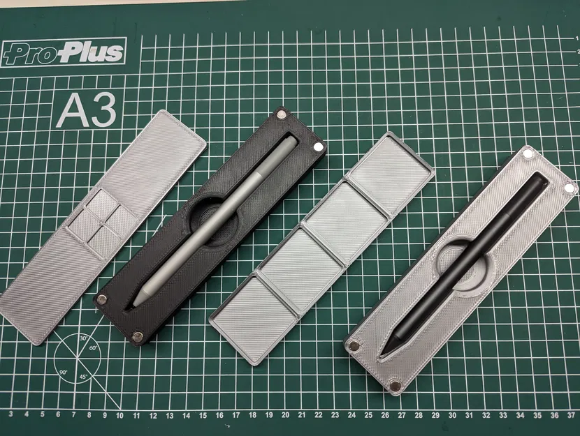 Hộp Đựng Bút Microsoft Surface Chuẩn Gridfinity 1x4x3U - Image 1