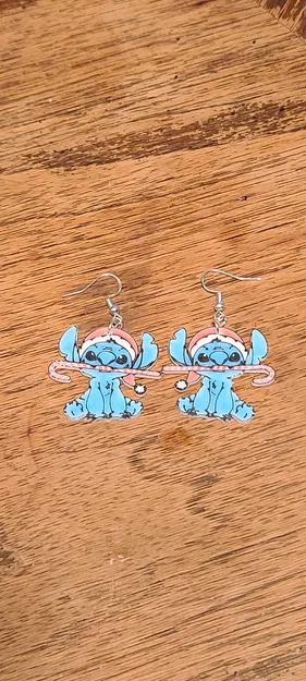 Bông Tai Stitch Giáng Sinh - Image 1