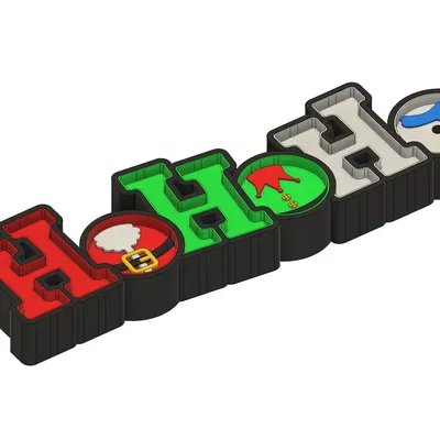 Biển hiệu HoHoHo Giáng Sinh Có Thể Phát Sáng