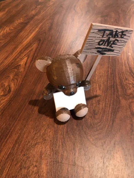 Kệ Đựng Danh Thiếp Hình Gấu Teddy - Image 2