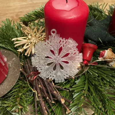 Bông Tuyết "Schneeflocke" (In 3D)