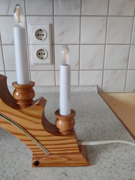 Cây nến thay thế cho đế đèn E10 - Image 4