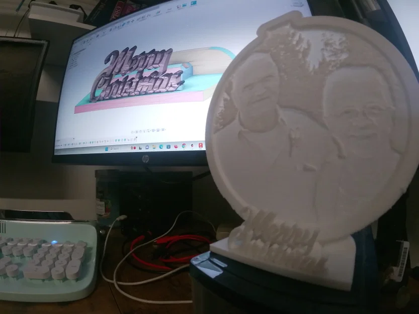 Chân đế Lithophane Giáng sinh - Image 2