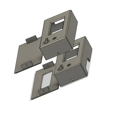 Vỏ cho màn hình Mini-12864 V3 có đầu đọc thẻ SD tải từ cạnh bên