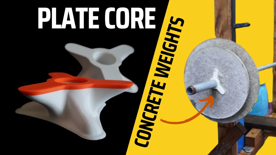 PlateCore - Lõi Đĩa Tạ Bê Tông - Image 1