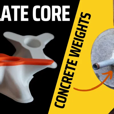 PlateCore - Lõi Đĩa Tạ Bê Tông