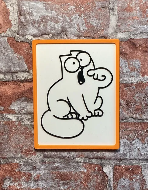 Tranh treo tường Simon's Cat 2D - Image 1