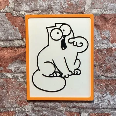 Tranh treo tường Simon's Cat 2D