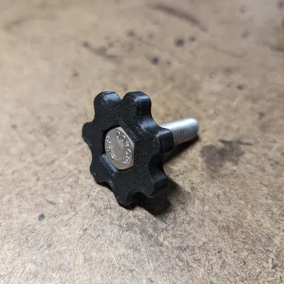 Tay nắm núm cho bu lông lục giác 3/8-16