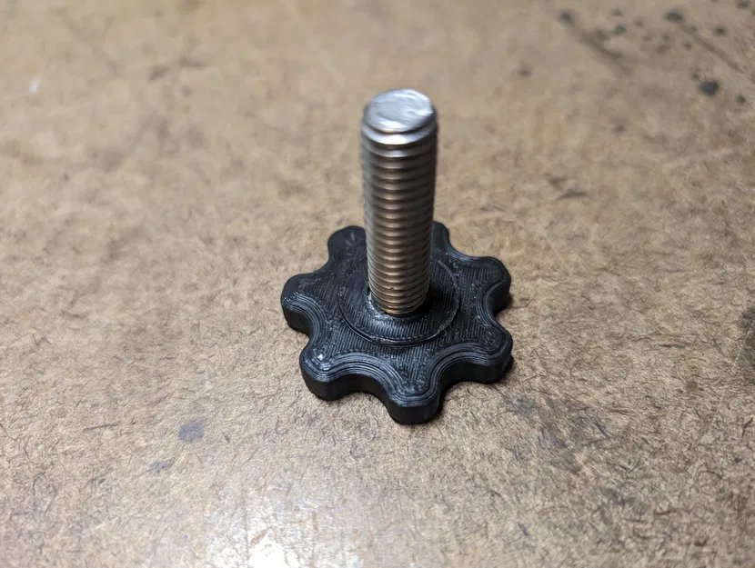 Tay nắm núm cho bu lông lục giác 3/8-16 - Image 2