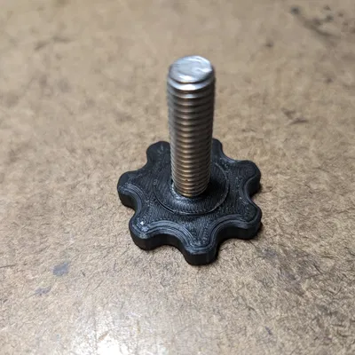 Tay nắm núm cho bu lông lục giác 3/8-16