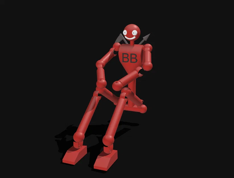 Mô hình Ball Boy Khớp Nối - Có Phụ Kiện (Nhiều Vật Liệu Hơn) - Image 1