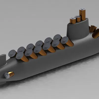 Hộp đựng pin Tàu Ngầm