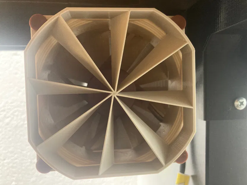 Ống thông gió vỏ (Ikea Lack) cho quạt 92mm có bộ tăng áp suất tĩnh (máy nén hướng trục) - Image 4