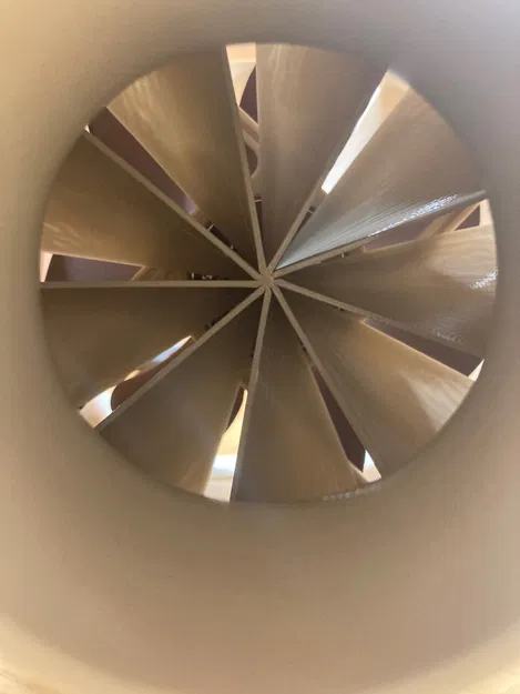 Ống thông gió vỏ (Ikea Lack) cho quạt 92mm có bộ tăng áp suất tĩnh (máy nén hướng trục) - Image 6