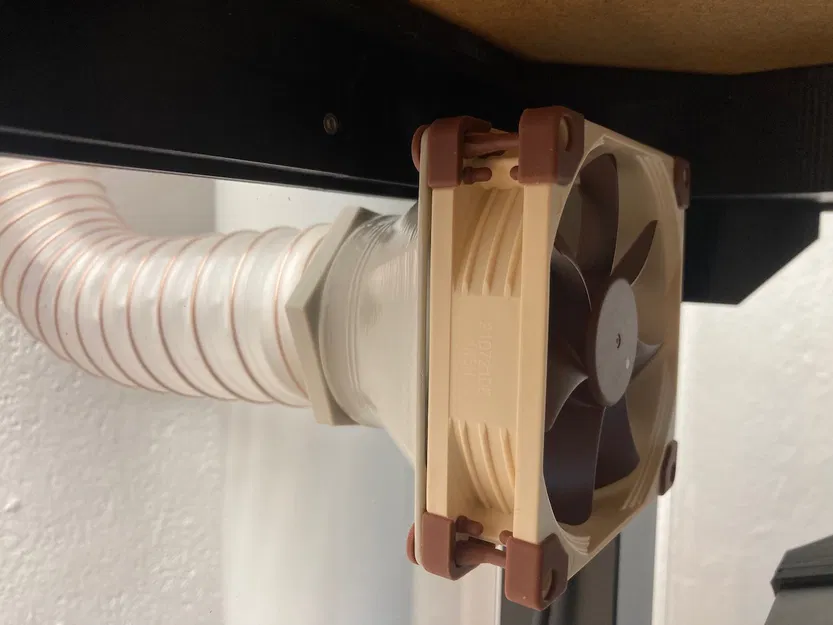 Ống thông gió vỏ (Ikea Lack) cho quạt 92mm có bộ tăng áp suất tĩnh (máy nén hướng trục) - Image 9