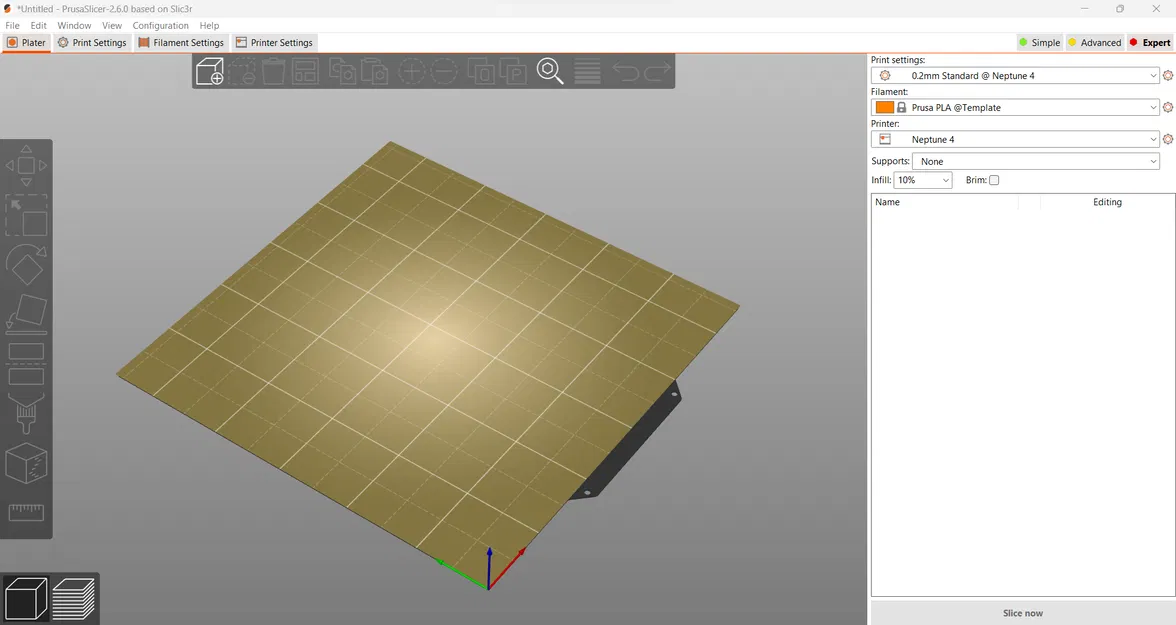 Profile Elegoo Neptune 4 Cho Prusa Slicer - Image 1