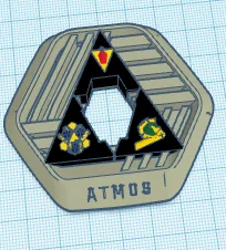 Huy hiệu Tri force Atmos - Image 1
