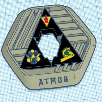 Huy hiệu Tri force Atmos