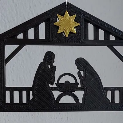 Móc treo trang trí cảnh Chúa Giáng sinh