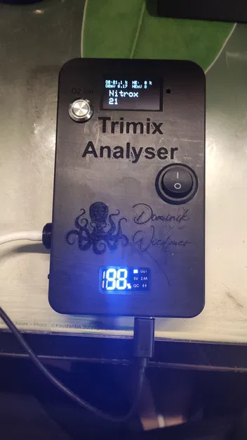 Vỏ và ống cảm biến cho bộ phân tích Trimix - Image 1