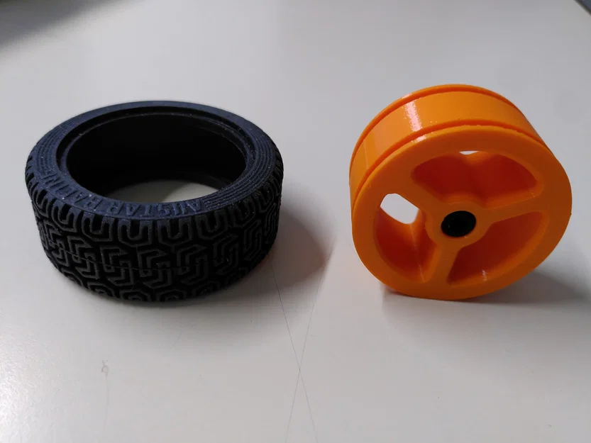 Mâm bánh xe cho lốp RC 68mm - Image 2