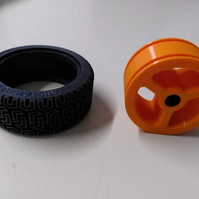 Mâm bánh xe cho lốp RC 68mm