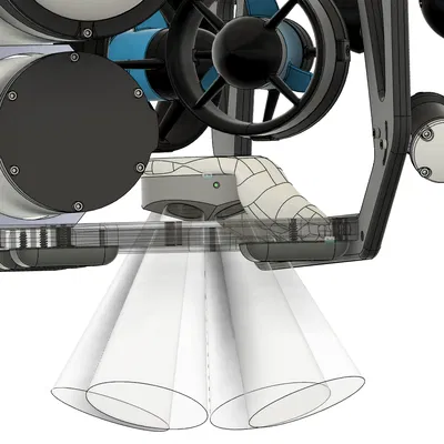 Ngàm DVL A50 cho BlueROV2