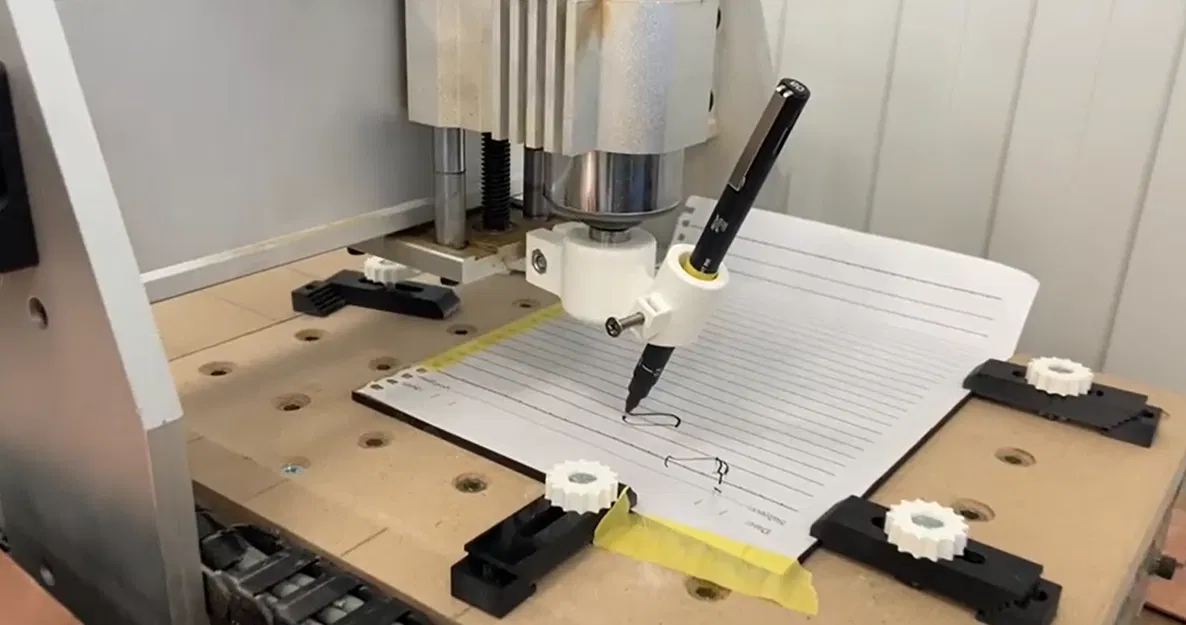 Phụ kiện gắn máy phay CNC làm máy vẽ plotter - Image 1