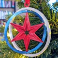 Móc Trang Trí Giáng Sinh Ngôi Sao Chicago - Thumbnail 1