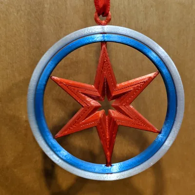 Móc Trang Trí Giáng Sinh Ngôi Sao Chicago