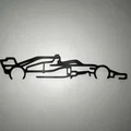 Tranh Dán Tường Xe Công Thức 1 - Thumbnail 1