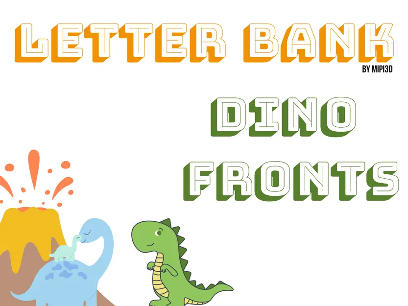 Heo Đất - Nắp Trước Khủng Long - BỘ CHỮ CÁI HEO ĐẤT MIPI3D CHO TRẺ EM - Image 2