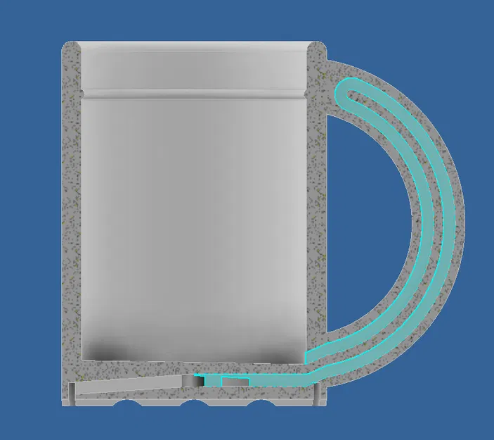 Ly tham lam (Pythagorean) - Cốc không đổ - Image 6