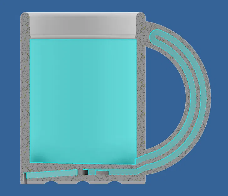 Ly tham lam (Pythagorean) - Cốc không đổ - Image 7