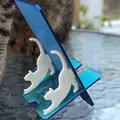Đế Đựng Điện Thoại Hình Mèo, Gấp Gọn, In 3D - Thumbnail 2