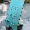 Đế Đựng Điện Thoại Hình Mèo, Gấp Gọn, In 3D - Thumbnail 3